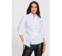 Chemisier cache-cœur col corolle - Ashley Brooke - blanc BLANC 42