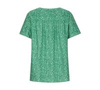 Chemisier d'été décontracté pour femme - T-shirt à manches courtes et col en V - Coupe ample - Imprimé floral - Tunique trapèze - Grande taille, 5 Vert Été bon marché et chaud, 5XL