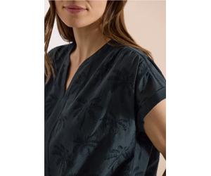 Chemisier dropped shoulder avec broderies