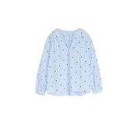 Chemisier en coton chambray à motifs femme Tom Tailor Bleu 44