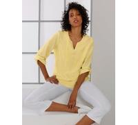 Chemisier en lin pur lin - CREATION L PREMIUM - citron CITRON 48