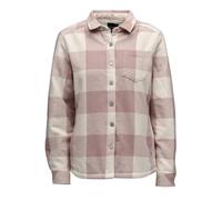 Black Diamond – Chemise Project Lined Flannel pour femme S – mauve pâle / à carreaux blanc cassé