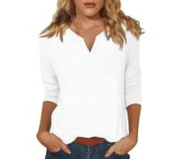 Chemisier Femme Chic et élégant Tunique Longue Femme Manche Blanche Dentelle Grande Taille Chemise Courte Bleue Broderie Gaze De Coton Boutonnee Lin Ete Chic Haut Et Elegant en