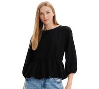 Chemisier femme Desigual noir à motifs basque L