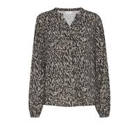 Kaffe Chemisier 'KA Mathilde' beige foncé / noir, Taille M