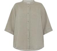 Chemisier femme KnowledgeCotton Apparel Organic Linen GOTS/Vegan Beige M