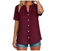 Chemisier Femme Lin, Chemise Femme Haut Été pour Femmes Chemisier Cintré Chemise Lin Haut en Simili Coupe Généreuse, Tissu Qui Ne Rétrécit Pas Au Lavage, Garde Sa Forme Originelle Noir