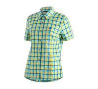Maier Sports - Women's Philina - Chemisier - 56 - blue yellow check