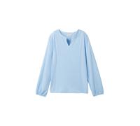 Chemisier femme manches longues col en V design élégant top