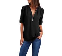 Chemisier Femme Solde Chemisier Coton Femme Blanc Blouse Transparente Femme Chemisier Femme Coton Manche Courte T-Shirt Fête des Mères Destockage Vetement Femme Pas Cher