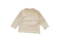 Chemisier Fille Blanc Longue col mi-haut pour fille, style occidental, nouvelle collection printemps-automne Chemises Pour Filles Pour Leggings Grande Taille (Brown, 4-7 Months)