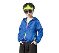 Chemisier Fille Manches Courtes Bleu, Âge Scolaire, Haut Chic, Col Claudine, Boutons Devant#g