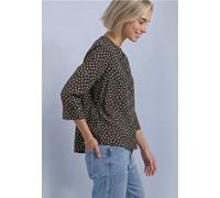 Street One 3413530 Chemisier à Manches 3/4 avec col Fendu et imprimé Femme