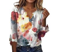 Chemisier Jabot Blanc Femme Top Col Contraste Taille 52 Tee Shirt Robe T-Shirt Long Ecriture Tunique Chic Haut Grande