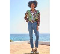 Chemisier joli imprimé - Linea Tesini - rouge fraise-roseau imprimé ROUGE FRAISE-ROSEAU IMPRIMÉ 40