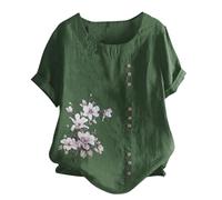 Chemisier Lin Femme Solde Tunique Chinoise Femme Petit Haut Court Longue Manche Courte Chemisier Viscose Blouse InfirmièRe Couleur Col Claudine Tenue De Fete Grande Taille Manches Courtes Tee