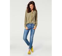 Chemisier look graphique, aspect patchwork - Rick Cardona - jaune-gris JAUNE-GRIS 52