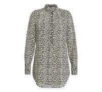 COMMA Chemisier beige clair / marron / noir, Taille XS