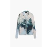 Desigual, Femme, Blouses et Chemises, Multicolore, Taille: 40 FR Roterdam Patterned Long-Sleeved Shirt