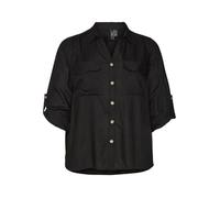 Vero Moda Curve Bumpy New Long Sleeve Shirt Noir 48 Femme
