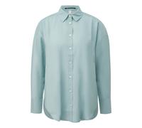 Chemisier manches longues fluide et souple femme QS Bleu 36