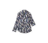 Chemisier manches longues imprimÃ© femme Tom Tailor Bleu 44