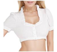 Chemisier noir pour femme élégant et classique Halloween fête de la bière, base normale, petite chemise, haut, poitrine enveloppée, sous-vêtement pour femme été, Blanc., XXL