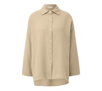 Chemisier oversize en mousseline femme QS Beige 32