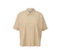 Chemisier oversize en seersucker rayé col chemise femme COMMA Beige 48