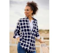 Chemisier poches poitrine pratiques - Best Connection - marine-écru à carreaux MARINE-ÉCRU À CARREAUX 36