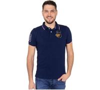 Chemisier Polo - Superdry - Bleu Marine - 100% Coton Biologique - Manches Courtes - Coupe Regular L