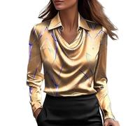 Chemisier pour Femme col drapé vêtement élégant et Doux idéal Bureau comme en Escapade pièce incontournable du Dressing féminin Moderne
