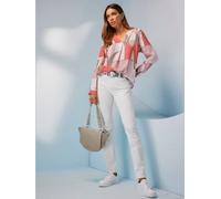 Chemisier pure viscose - Rick Cardona - corail-rose clair imprimé CORAIL-ROSE CLAIR IMPRIMÉ 36