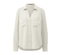 Chemisier revers aux manches femme QS Blanc 34