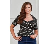 Chemisier Rockabilly de Banned Alternative - S à XXL - pour Femme - noir S