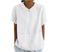 Chemisiers et Blouses Femme Chic Elegant Chemisiers et Blouses Femme Noir Chemisiers et Blouses Femme Manche Courte Chemisiers et Blouses Femme Blanc