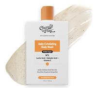Chemist at Play Body Wash Exfoliating for Dry Rough Bumpy Strawberry Skin with 1% Salicylic Acid 2% Lactic Acid and Ceramides for Men and Women | 473 ml