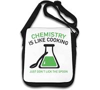 Chemistry is Like Cooking Just Don't Lick The Spoon Sac à bandoulière Blanc