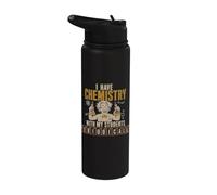 Chemistry Teacher Pun Periodically Science Stainless Steel Insulated Water Bottle