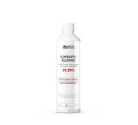 ChemLab - Alcool à friction tout usage Isopropylique 99,9% IPA pur pour le nettoyage 500 ml, transparent
