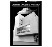 Chemnitz Architecture MODERNE, Version française (Calendrier mural 2026 DIN A3 portrait), Calendrier CALVENDO mensuel