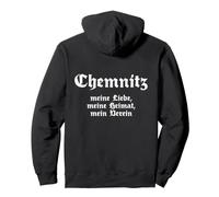 Chemnitz Mon Amour Ma Patrie Mon Club Sweat à Capuche