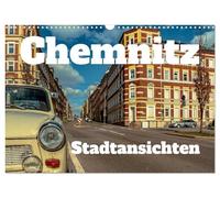 Chemnitz Vues de la ville (calendrier mural 2026 DIN A3 paysage) Calendrier mensuel CALVENDO