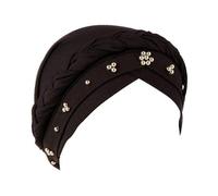 Chemo Cancer Head Hat Cap Ethnic Bohemia Pre-tied Twisted Braid Hair Cover Wrap Turban Headwear