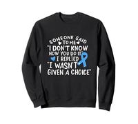 Chemo de Sensibilisation au Cancer de la Prostate Bleu Clair Sweatshirt