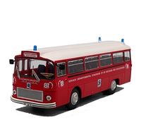 CHEMO pour Renault Saviem SC 5 P 1:43 Camion Pompiers Bus Alliage Modèle Voiture en Métal Jouets Affichage Décoration Cadeau Véhicule Miniature Modèle À L'échelle