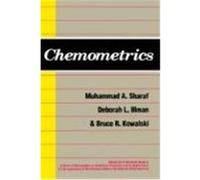 Chemometrics, Chemical Analysis Muhammad A. Sharaf (Auteur)