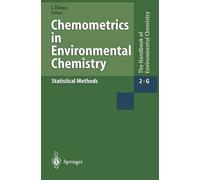Chemometrics In Environmental Chemistry - Statistical Methods