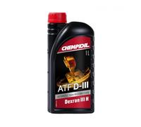 Chempioil Fluide de transmission automatique ATF Dexron 3, synthétique, 15,5 cST à 100 °C, lubrifiant, 1 kg, lubrifiant pour transmission automatique