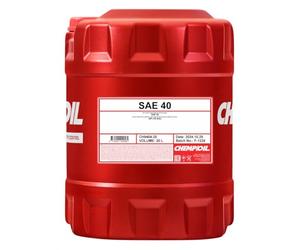 CHEMPIOIL Huile moteur SAE SAE 40 huile API CH-4 API SJ 40 20 L Compatible avec VW Golf VII 3/5 portes 5G1, BQ1, BE1, BE2 Golf IV 3/5 portes 1J1 Golf V 3/5 portes 1K1 Golf VI 3/5 portes 5K1